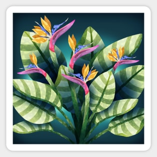 Bird of Paradise Flower Sticker